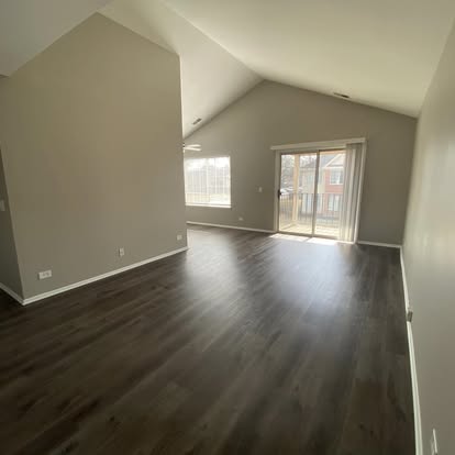 Freshly cleaned open living space